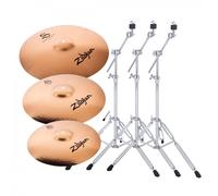 Zildjian S Family Crash Set with Stands