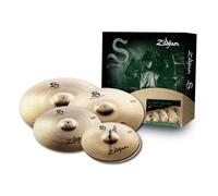 Zildjian S Performer Cymbal Pack - S Family 14” HiHats, 16” & 18” Crashes, 20” Ride - Bright, Explosive B12 Alloy - For Rock, Studio & Live Performance - S391