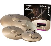 Zildjian Z Custom Standard Cymbal Pack - Z Family Custom 14” HiHats, 16” & 18” Crashes, 20” Ride - Bright, Loud Cymbals for Rock, Metal & Punk - ZCSTD - Brilliant Finish