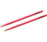 Zildjian Z5AACDGP 5A Hickory Drumsticks - Wood Acorn Tip - Neon Pink