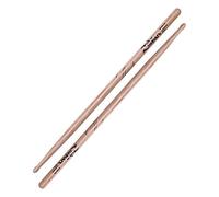 Zildjian Z5AH 5B Hickory Drumsticks - Nylon Tip - Black, Laminated Birch