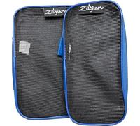 Zildjian ZXAP0050 Accessory Pouch Set 2pc - Drum Accessory Storage Bags with Carabiners - Suitable for Gigs, Touring & Practice Use - Midnight Blue