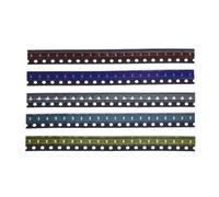Zilimontt 0603 For SMD LED Light Assortment Kit 100pcs with 5 Color Groups for Electronic Circuit Boards