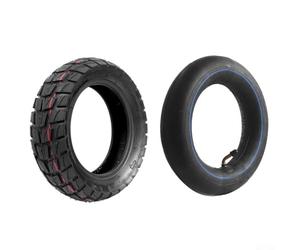 Zilimontt 10 Inch 80/65-6 Inner Tube and Outer Tire for KuKirin For G2 Max, G2 Pro & G2 Electric Scooters - Rubber Construction, Wear-Resistant, Grip-Enhancing Tread,