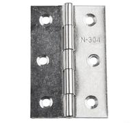 Zilimontt 10-Piece 3-Inch Ball Bearing Butt Hinges for Internal Doors Made of Stainless Steel with High-Gloss Polish Finish for Smooth Operation and Rust Resistance