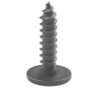 Zilimontt 10 Set Car Wheel Arch Mudguard Lining Screw Grommets Clips Compatible with 90103TA0000 Wheel Arch Lining Screw, White and Black Plastic and Steel F