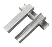 Zilimontt 1000pcs Steel Staples Nails for Wood Furniture and DIY Projects, U-Shaped 12mm, Door-Shaped 8mm, T-Shaped 10mm Nails Compatible with Most Staplers(Door Nails)