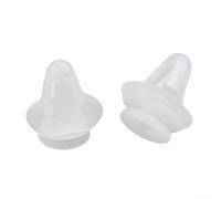 Zilimontt 100pcs 9mm Car Door Hole Bumper Cover Auto Screw Plastic Fastener Clips Rivets for Car Fenders Bumpers Mouldings Door and Trim