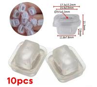 Zilimontt 10PCS Plastic Door Trim Insert Clips Grommets for 3 Series (E46, E90, E91, E92, E93) and For X5 E53 - White Interior Moulding Fasteners