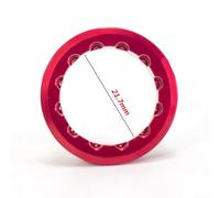 Zilimontt 12 Speed for for Bicycle Freewheel Lock Cover Compatible with Microspline Hub Body M6100 M7100 M8100, for for CNC Machined Aluminum Alloy Cassette Cog Tool for for Cycling Repair(Red)