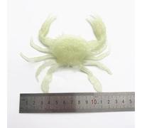 Zilimontt 125mm 3D Soft Crab Lure for for Sea Fishing, PVC Artificial Crab Bait Trap for for Beach, Boat and Angling, Realistic Design Saltwater Crankbait for for Targeting(Luminous)