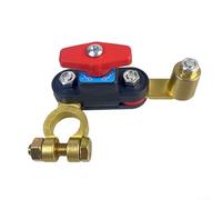 Zilimontt 12V/24V Battery Isolator Disconnect Switch Dual-End Rotary Disconnect Anti-Leakage Shutoff Suitable For Cars, Trucks, RVs, Boats, Trailers Easy To Install Prevents Battery Drain(alloy)