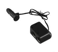 Zilimontt 12V Dual USB Car Charger Adapter with 2 Ports and 60W Output Power for Smartphones, GPS and PDA Devices in Vehicle