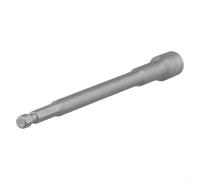 Zilimontt 150mm Magnetic Hex Socket Wrench Extension Sleeve, Chrome Vanadium Steel 6mm-19mm Long Nut Driver Bit Set for for Drill, Screwdriver, Car, Motorcycle, Machinery(10mm)