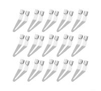 Zilimontt 15pcs Smooth Head Welding Iron Tips 45-Degree Bend for Plastic Repair on Car Bumpers, Motorcycle Panels, Washing Machine Drums and PP Pipes