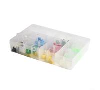 Zilimontt 160Pcs Plastic Door Lock Rod Clip Fasteners Mixed Wire Retainer Set with Multiple Sizes for Car and Truck Door Replacement, Boxed Packaging for Easy Storage