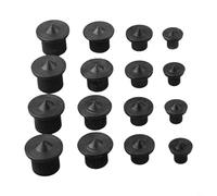 Zilimontt 16pcs Steel Dowel Centre Point Set for Woodworking, 6mm 8mm 10mm 12mm Round Wood Dowel Center Punch for Accurate Furniture Positioning and DIY Tenon Joint Hole
