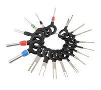 Zilimontt 18-Piece Automotive Terminal Removal Tool set with Key Pin Extractor for Car Electrical Wire Crimping, Stainless Steel Construction, 0.8-6mm Diameter Range