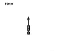 Zilimontt 1PC PH2 Magnetic Cross Screwdriver Drill Bit Alloy Steel 25-150mm for Electric Screwdrivers Hand Drills and Drivers with Phosphating Black(50mm)