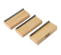 Zilimontt 2-in-1 Wood Guitar Fret Beveling File Professional Luthier Tool With 35 & 90 Degree Cutting Edge For Guitar Maintenance Fret End Dressing Neck Filing Repair(3PCS Set)