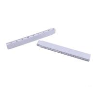 Zilimontt 2-Pack 2 Meter Slide Ten-Section Folding Ruler with Locking Mechanism for Carpenters and DIY Projects