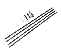 Zilimontt 2-Pack Car Sun Visor Curtains for Front & Rear, 50 x 39 cm Beige Casement Shade Curtains with Double-Sided Tape Rails, UV-Blocking & Privacy Enhancing f