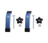 Zilimontt 2-Pack T-Track Hold Down Clamp Set with M8 Slide and Five-Star Knob for Woodworking, Metalworking, for CNC Machines and Table Saws