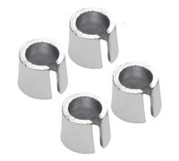 Zilimontt 2-Pair Battery Terminal Adapter Set: Converts Positive Post to Negative, Metal Shim for Loose or Worn Car Truck Battery Posts, Fits 10.5-17mm OD/ID, Compatible