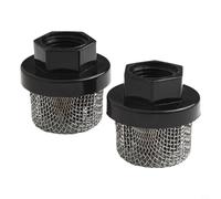 Zilimontt 2 Pcs 7/8'' UNF Inlet Strainer Screen Mesh Filter, Plastic and Stainless Steel Spray Filter Compatible with Airless Paint Sprayer 390/490, for for Ultra