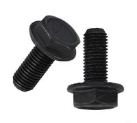 Zilimontt 2 Pcs for for Bicycle Crank Arm Bolts M8 x 18 mm for for Square Taper Bottom Bracket, Durable Iron Replacement Hardware for for Cycling Crankset Repair and Maintenance, Black