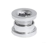 Zilimontt 2 Pcs for for Bicycle Rear Derailleur Hanger Bracket with Nut and Bolt, Steel Gear Mech Hardware Replacement Kit for for Mountain and Road for for Bike Components, Silver