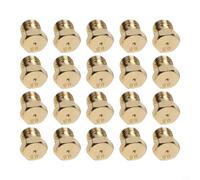 Zilimontt 20-Pack Copper Propane Burner Orifice Kit 0.5mm Nozzles for LPG Gas Stove Grill Conversion| Low-Pressure Replacement Parts Compatible with Most Brands Including For