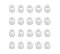 Zilimontt 20PCS Air Conditioner Pipe Seal Ring Set for R410 R22 R12 R134A Leak Prevention, White and Yellow Rubber Gasket Replacement for AC Refrigeration(For R410)