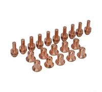 Zilimontt 20pcs Plasma Cutting Consumables Kit with 176656 Tips and 176655 Electrodes, Compatible with for for Miller Spectrum 375/375 X-Treme Plasma Cutters Using ICE-25C,
