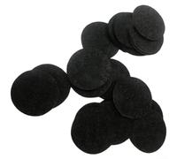 Zilimontt 24 Pack Invisible Plant Pot Feet Risers Non-Slip Garden Flower Pot Risers Low Profile Round Plant Pot Supports for Drainage and Airflow 4cm Diameter Black