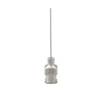 Zilimontt 25mm Stainless Steel Dispensing Machine Needle for Industrial Glue, 1 Inch Precision Tip for Controlled Fluid Application, Compatible with 8G-30G Viscosity(25G)