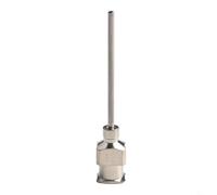 Zilimontt 25mm Stainless Steel Dispensing Machine Needle for Industrial Glue, 1 Inch Precision Tip for Controlled Fluid Application, Compatible with 8G-30G Viscosity(18G)