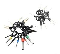 Zilimontt 26-Piece Automotive Wire Terminal Removal Tool Kit with Crimp Connector Pin Extractor for Car Wiring Harness Repair and Maintenance