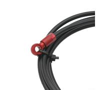 Zilimontt 2m for for Bicycle Brake Hose Kit with for for Banjo, Oil Needle, Olive and Rubber Rings, Durable Rubber and Steel Tubing, Compatible with Formula R1, R1R, RO, RX, T1, Mega,(Red)
