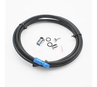 Zilimontt 2m for for Bicycle Brake Hose Kit with for for Banjo, Oil Needle, Olive and Rubber Rings, Durable Rubber and Steel Tubing, Compatible with Formula R1, R1R, RO, RX, T1, Mega,(Blue)