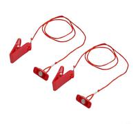 Zilimontt 2PCS Treadmill Magnet Safety Key Replacement for Most Treadmills - ABS Plastic with Strong Magnet, 15×40mm & 17×42mm Rectangle Design, Red - Compatible with, ProForm(15 * 40)