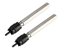 Zilimontt 2Pics 5/16 Inch Spot Weld Drill Bit Cutter with Double Sided Carbide Tip Point for Cast Iron Alloy Steel Carbon Steel and Die Steel Drilling Applications in