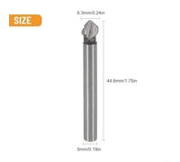 Zilimontt 3 Flute 90 Degree Countersink Drill Bit for HSS Chamfer Cutter for Stainless Steel Aluminum Carbon Steel Wood 6.3-20.5mm Size Range(6.3mm)