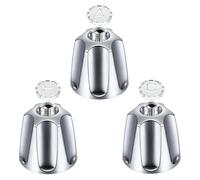 Zilimontt 3-Piece Shower Knob Replacement for Pfister Verve Tub and Shower Faucets, for Easy DIY Installation with Screws Included, Metal Construction for Longevity