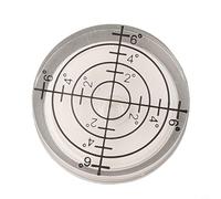 Zilimontt 32mm Round Bubble Acrylic for Level Circular Measuring Meter Fluorescent Yellowgreen for 20°30° Accuracy Level Construction for Liquid Professional