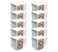 Zilimontt 4/10 Pack Vacuum Dust Bags For Vexilar W11 Robot - High-Capacity Self-Emptying Replacement Bags - For Clean Hygienic Floors((10 Pack)