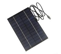 Zilimontt 4.2W 12V Solar Charging Panel with Type-C Port for Outdoor Security Cameras, Polycrystalline Silicon Construction, 200x130mm Compact Size