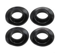 Zilimontt 4 Pcs Paddle Drip Rings Rubber Accessories for Canoe Paddle Shafts with 29-30 mm Diameter, Black Water Splash Guards to Drips from Reaching Hands