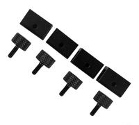 Zilimontt 4pcs Aluminum Alloy Strong Heatbed Force with Antibacklash Spring for 69mm Platforms Flexible Clamp Clips Retainer Cr with Ender 3pcs Series and Compatible