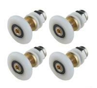 Zilimontt 4PCS Shower Door Roller Eccentric Wheel Replacement Set For Bathroom Glass Sliding Door And Shower Enclosure,28Mm/25.5mm Size(G16-28mm-0031)